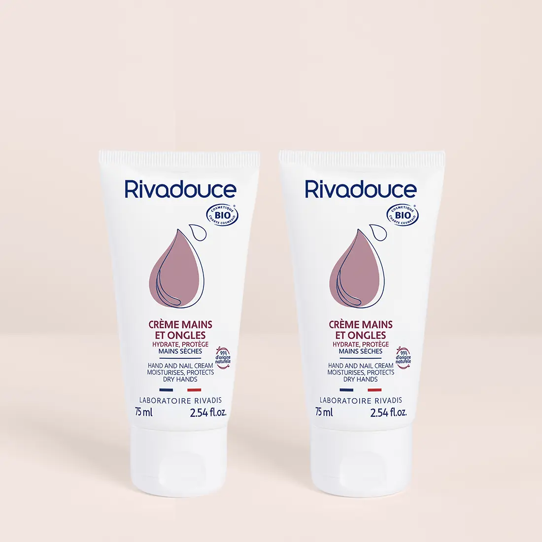 LOT DE 2 CRÈMES MAINS & ONGLES 75ML